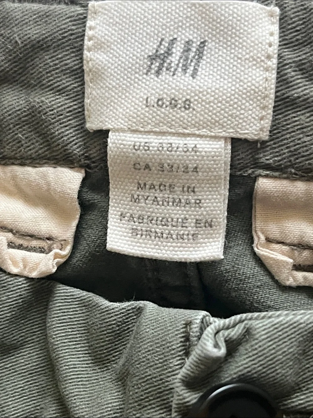 H&M Men's Chinos in Olive